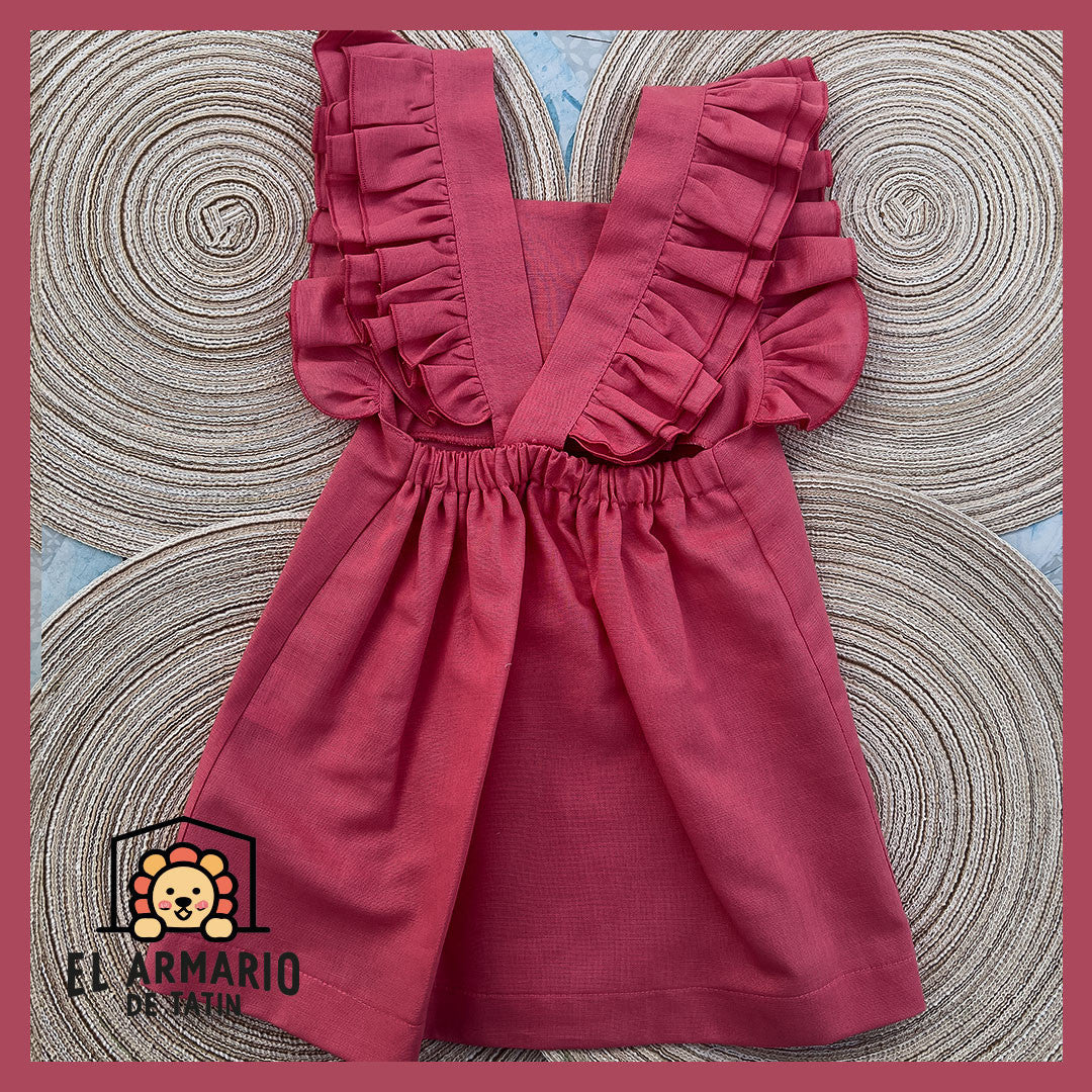 Vestido volantes