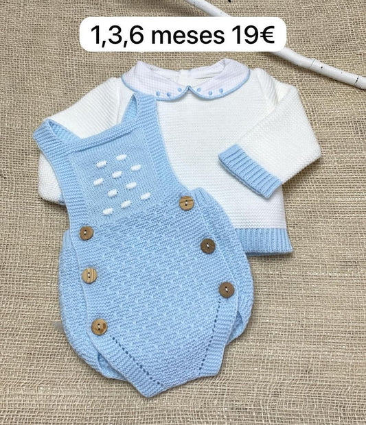 Peto de lana con jersey