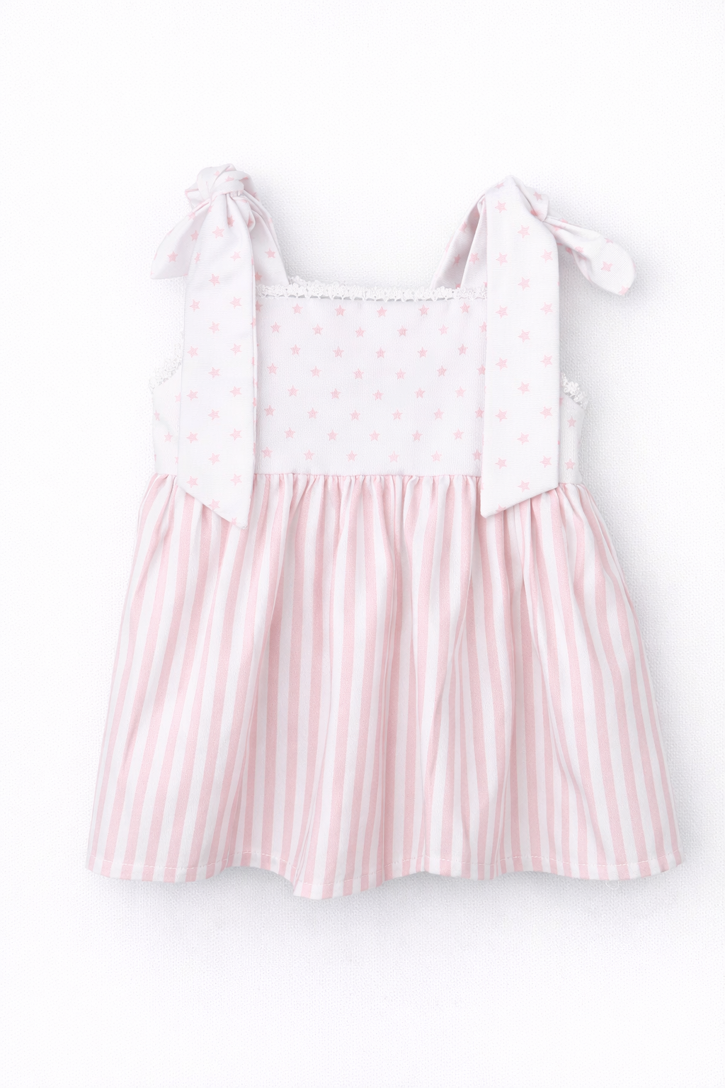 Vestido Rayas rosa