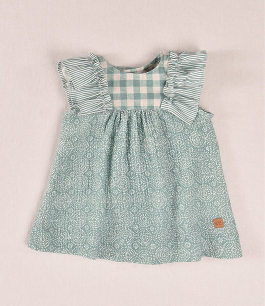 Vestido Vichy combinado Jose Varón