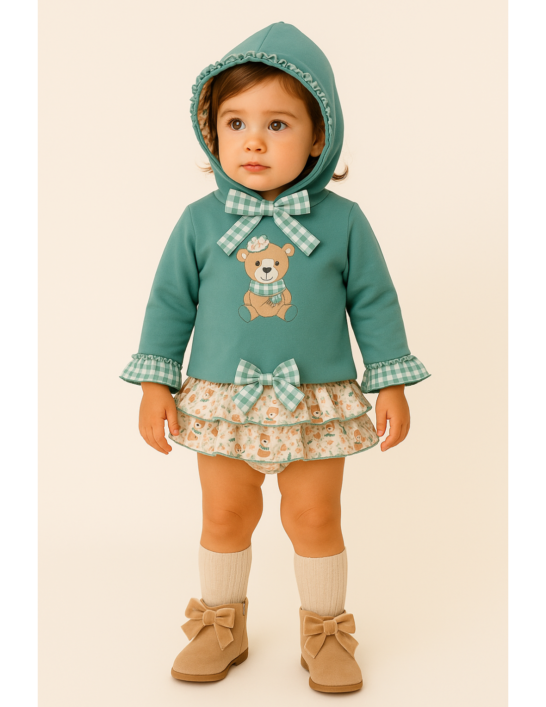 Conjunto niña osito
