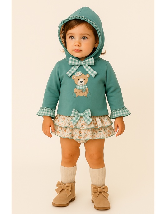 Conjunto niña osito