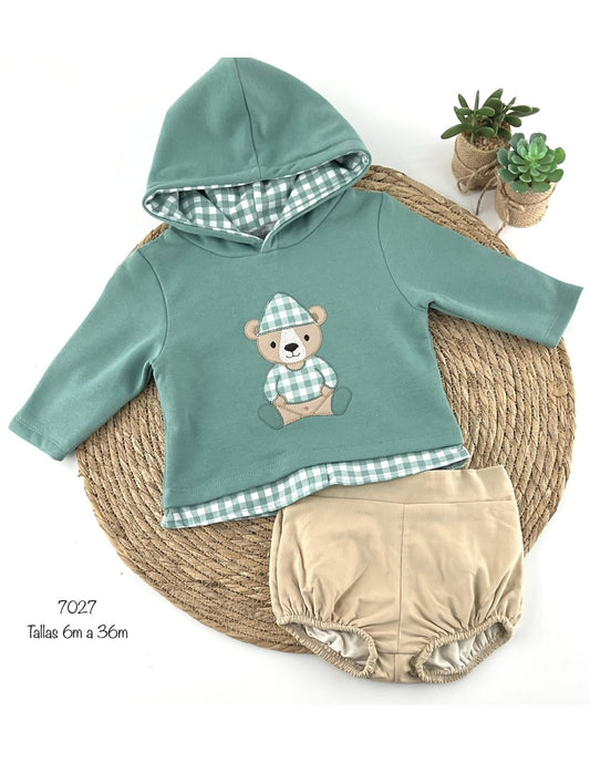 Conjunto niño oso