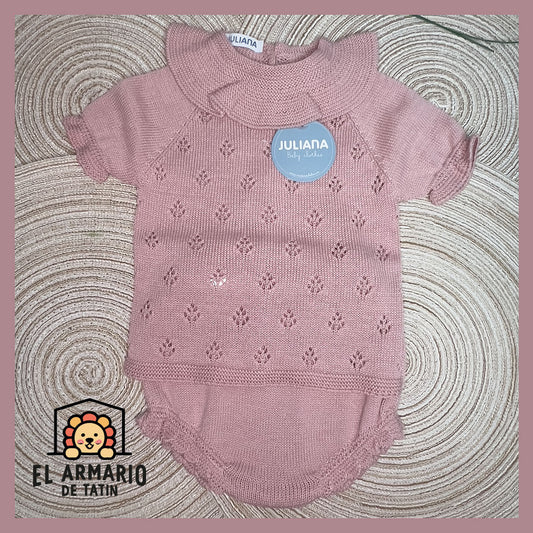 Conjunto braga todo calado