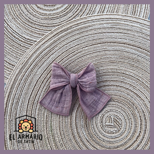 Lazo de bambula malva