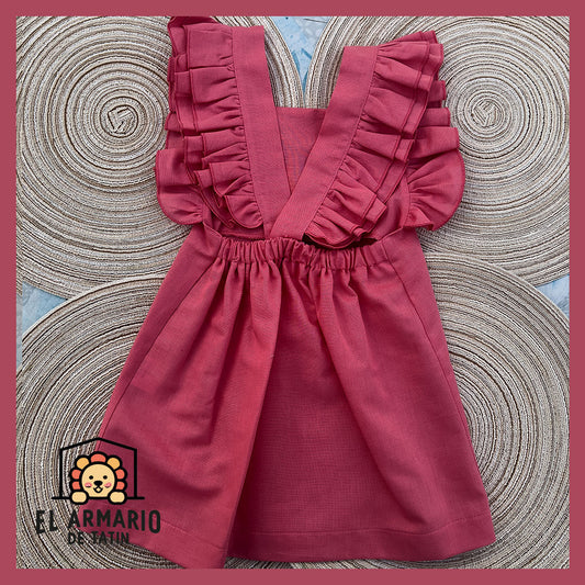 Vestido volantes