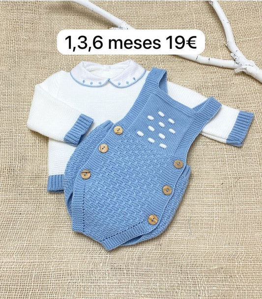 Peto de lana con jersey