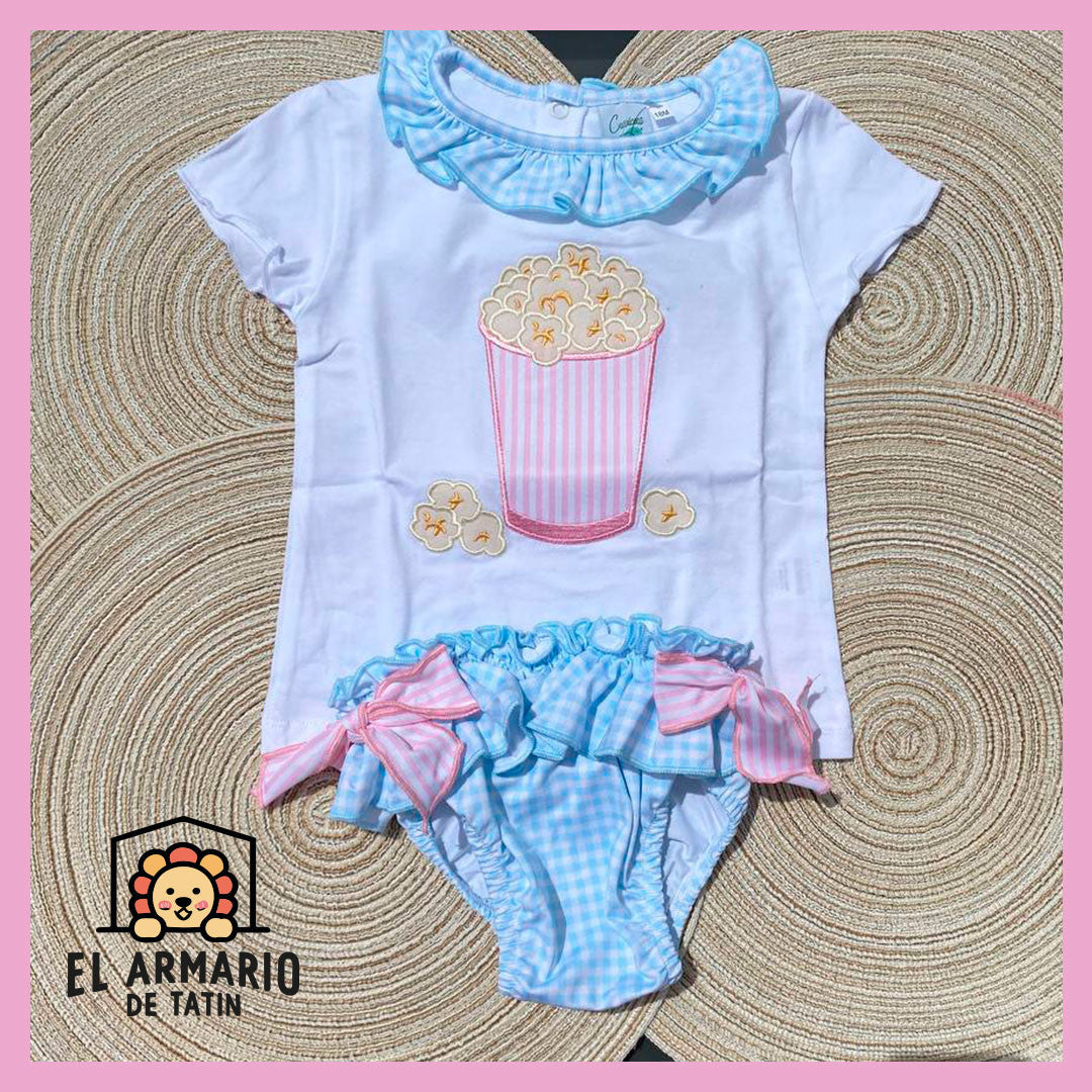 Conjunto de baño Palomitas