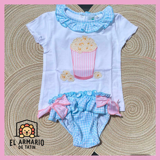 Conjunto de baño Palomitas