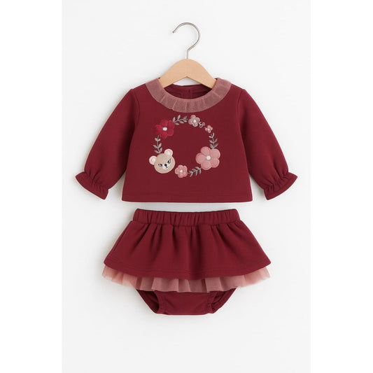Conjunto oso floral