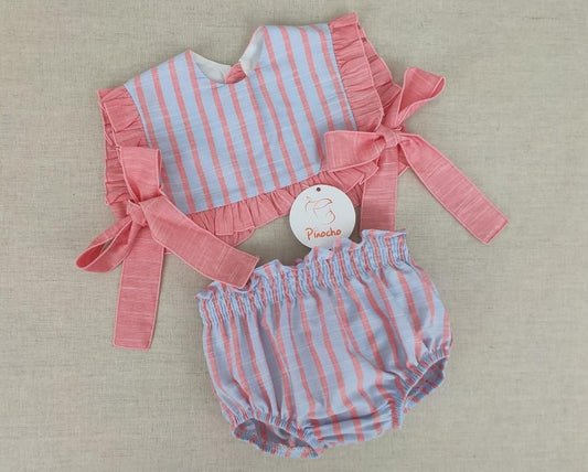 Cubre y baberola Fresa y Nata